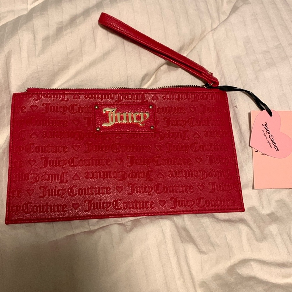 Juicy Couture Vibrant Red Wristlet